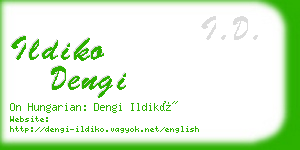 ildiko dengi business card